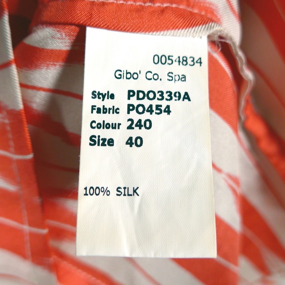 Paul Smith Women 40 (fits like a 2) Tie Detail Silk Blouse - Picture 13 of 16